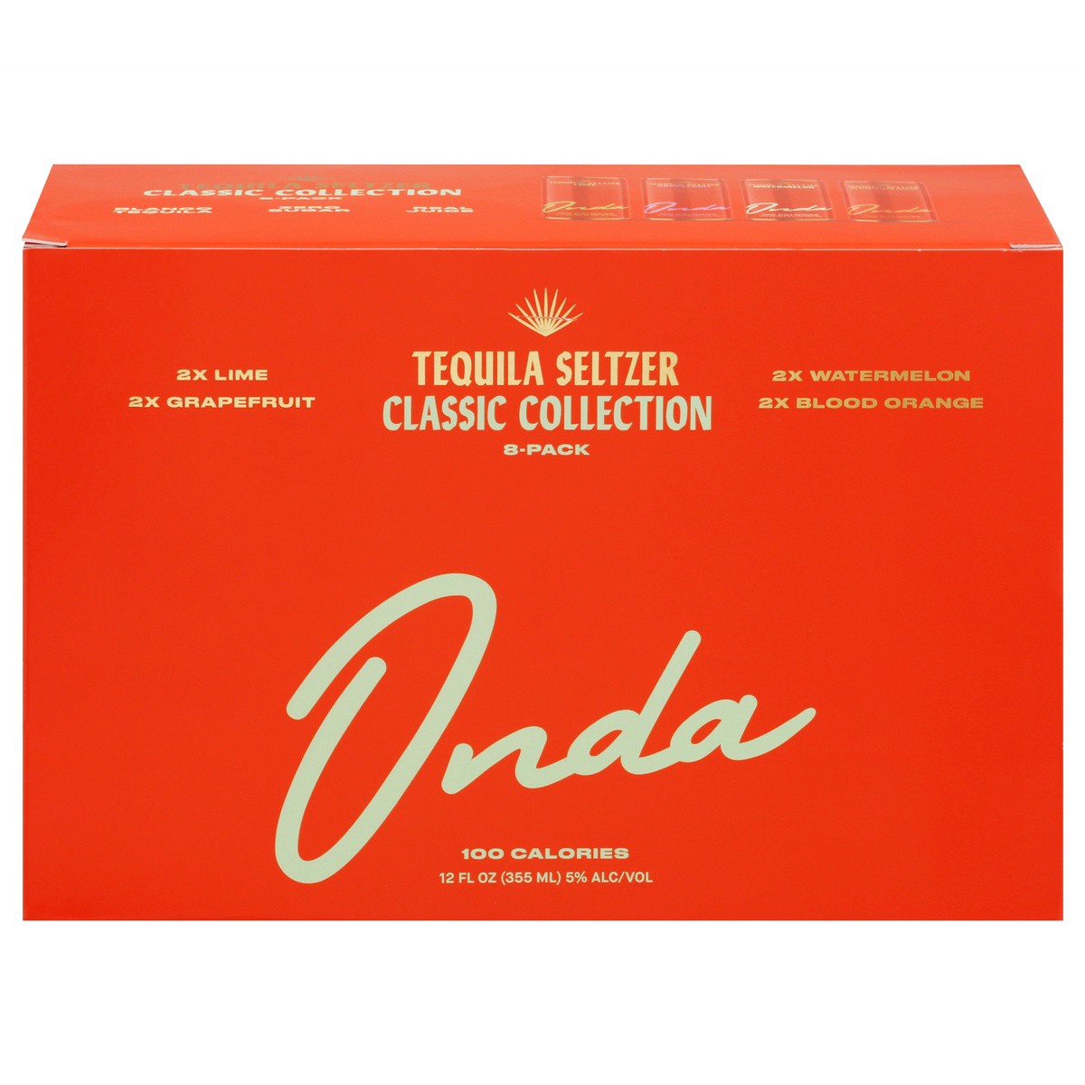 slide 1 of 9, Onda Tequila Hard Seltzer Variety, 1 ct