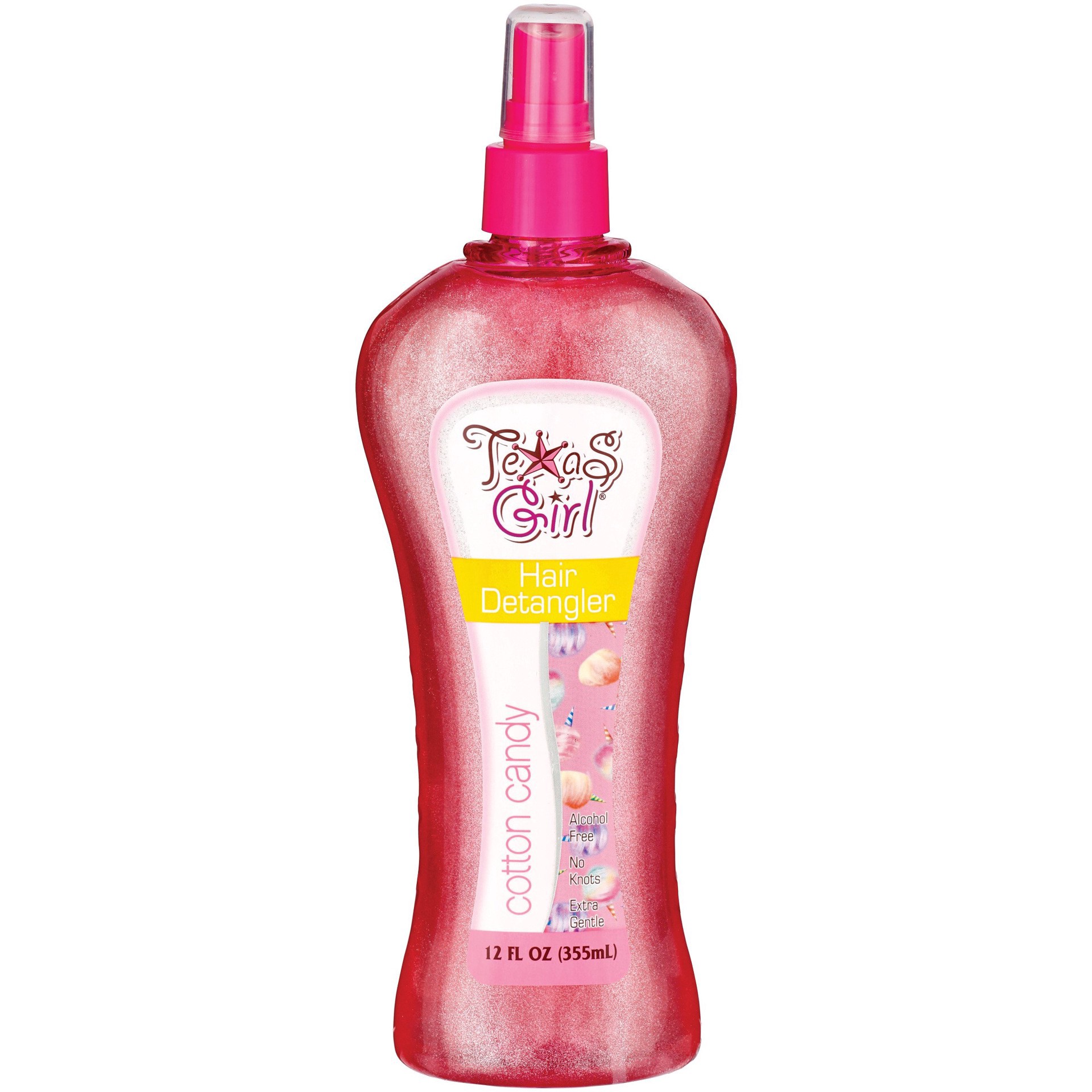 slide 1 of 1, Texas Girl Cotton Candy Hair Detangler, 12 oz