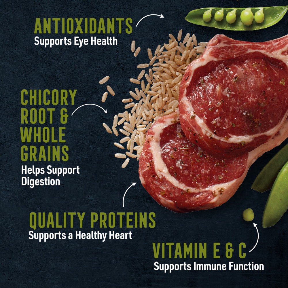 slide 3 of 6, Abound Pro Vet Formulated Sensitive Stomach Lamb & Brown Rice Dry Dog Food, 8 lb