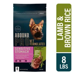 Abound Pro Vet Formulated Sensitive Stomach Lamb & Brown Rice Adult Dry Dog Food