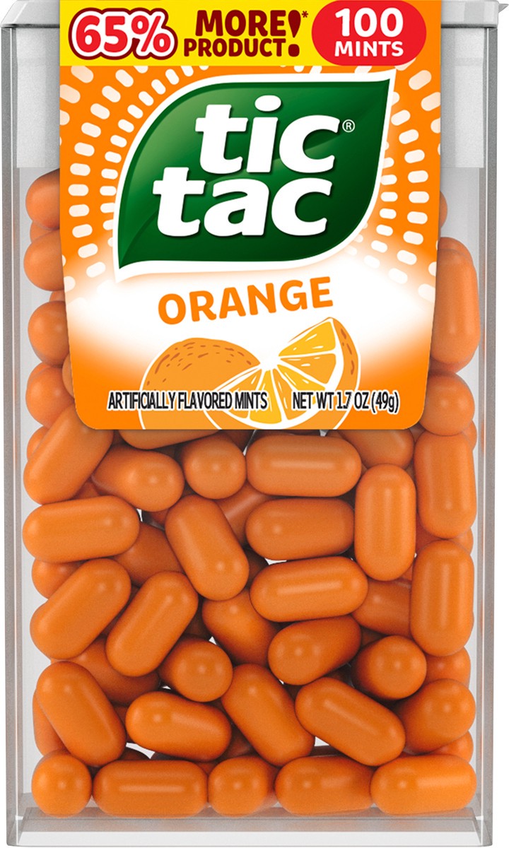 slide 4 of 11, Tic Tac Orange Mints On-the-Go Refreshment, 1.7 oz