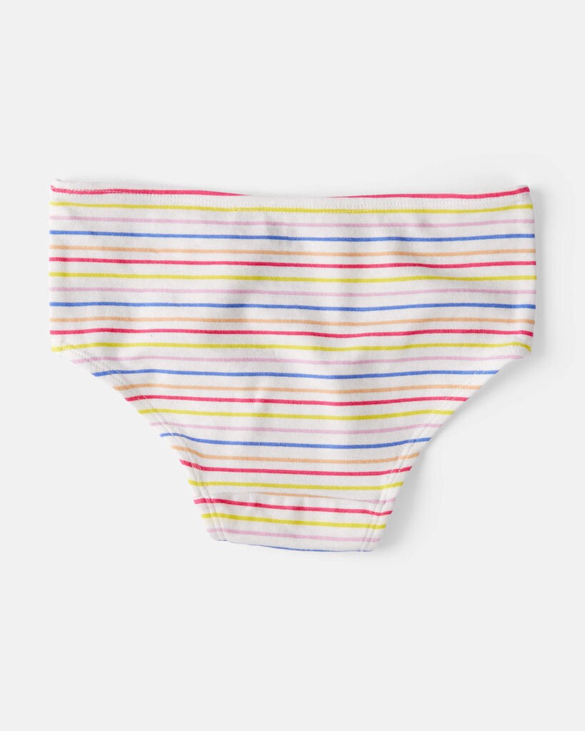 slide 2 of 2, Carter's Toddler Girl 7-Pack Brief Stretch Cotton Underwear - Pink/Yellow Black/Pink 4-5, 1 ct