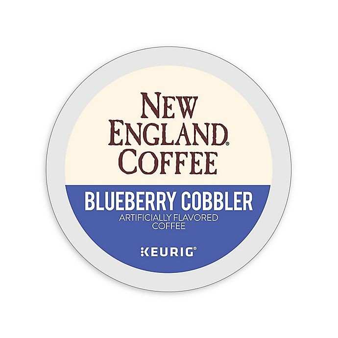 slide 1 of 3, New England Coffee Blueberry Cobbler Coffee Keurig K-Cup Pods, 18 ct