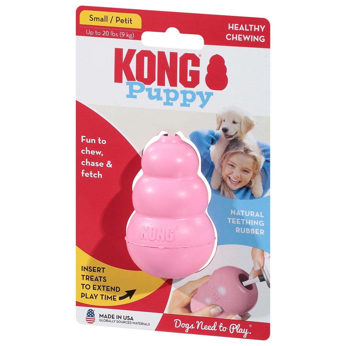 slide 6 of 9, KONG Puppy Dog Toy, Small, 1 ct