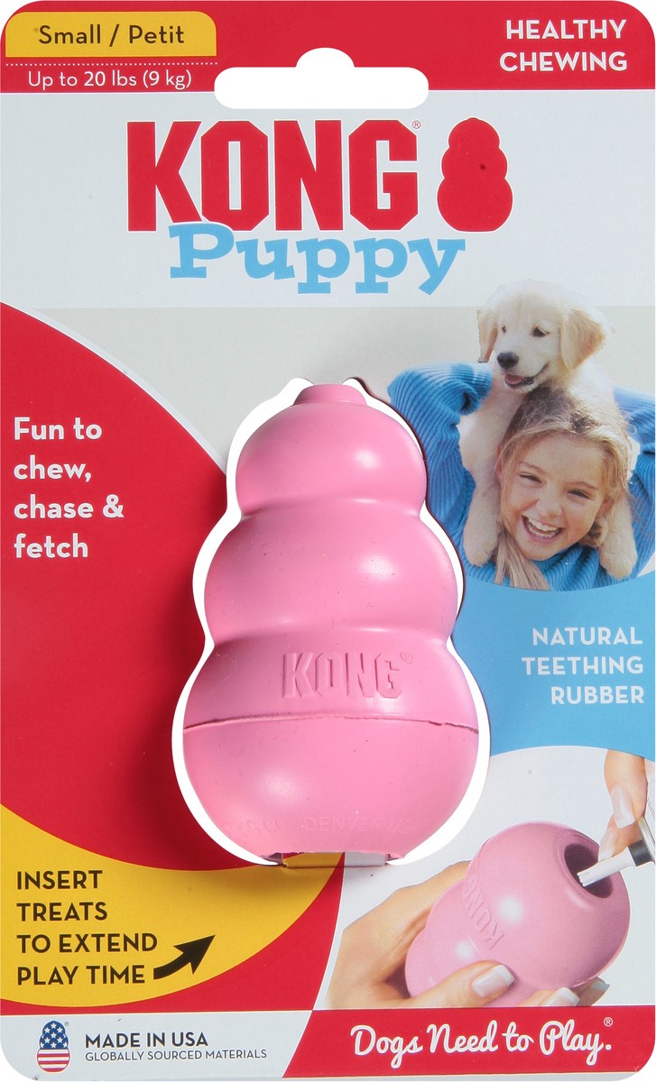 slide 3 of 9, KONG Puppy Dog Toy, Small, 1 ct