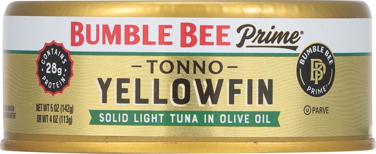 slide 5 of 9, Bumble Bee Prime Fillet Tonno Solid Light Tuna in Olive Oil, 5 oz