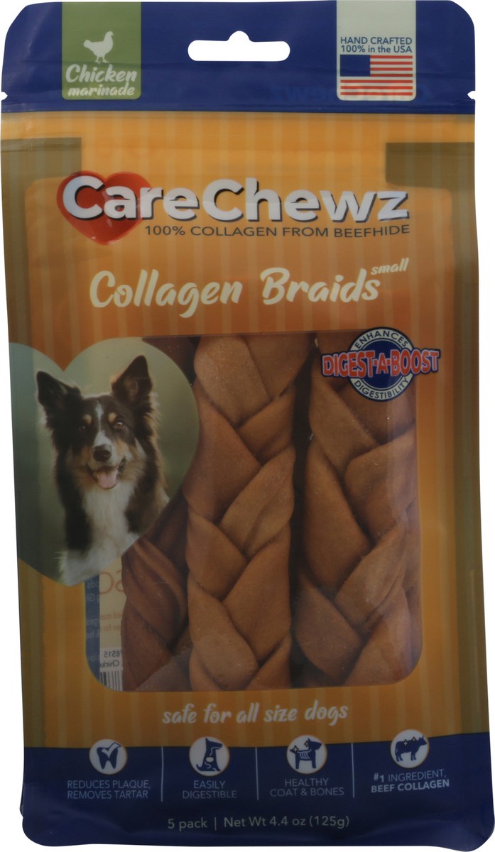 slide 5 of 10, Carechewz Collagen Braid, 4.4 oz
