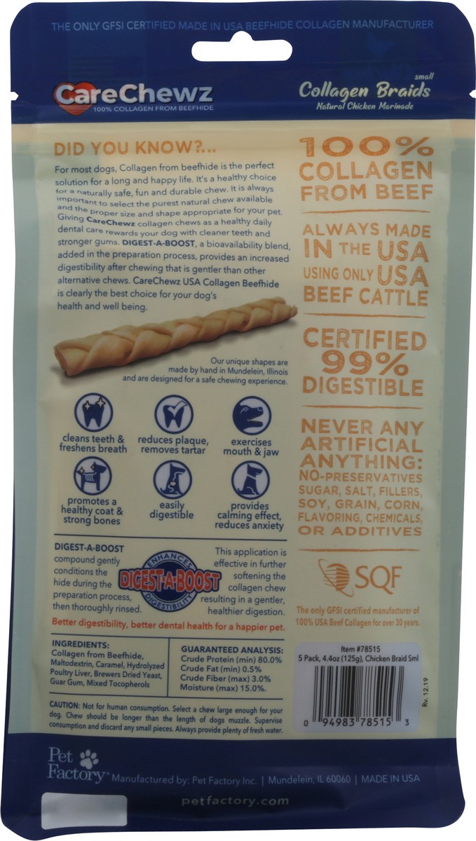slide 8 of 10, Carechewz Collagen Braid, 4.4 oz