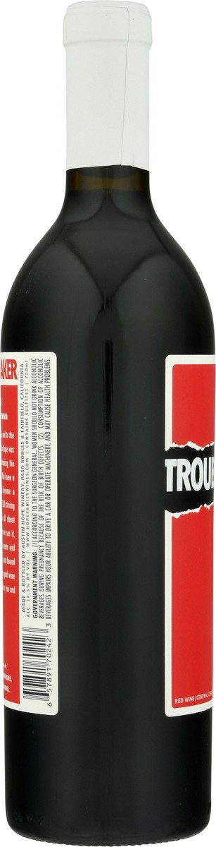 slide 5 of 9, Troublemaker Red Blend Wine 750 ml Bottle, 750 ml