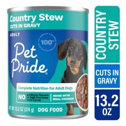 Pet Pride Country Stew Wet Dog Food Can