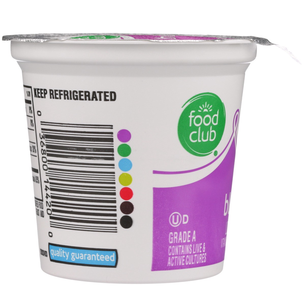 slide 6 of 9, Food Club Cherry Blended Lowfat Yogurt, 6 oz