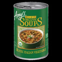 Amy's Organic Hearty Rustic Italian Vegetable Soup, Vegan, 14 oz.