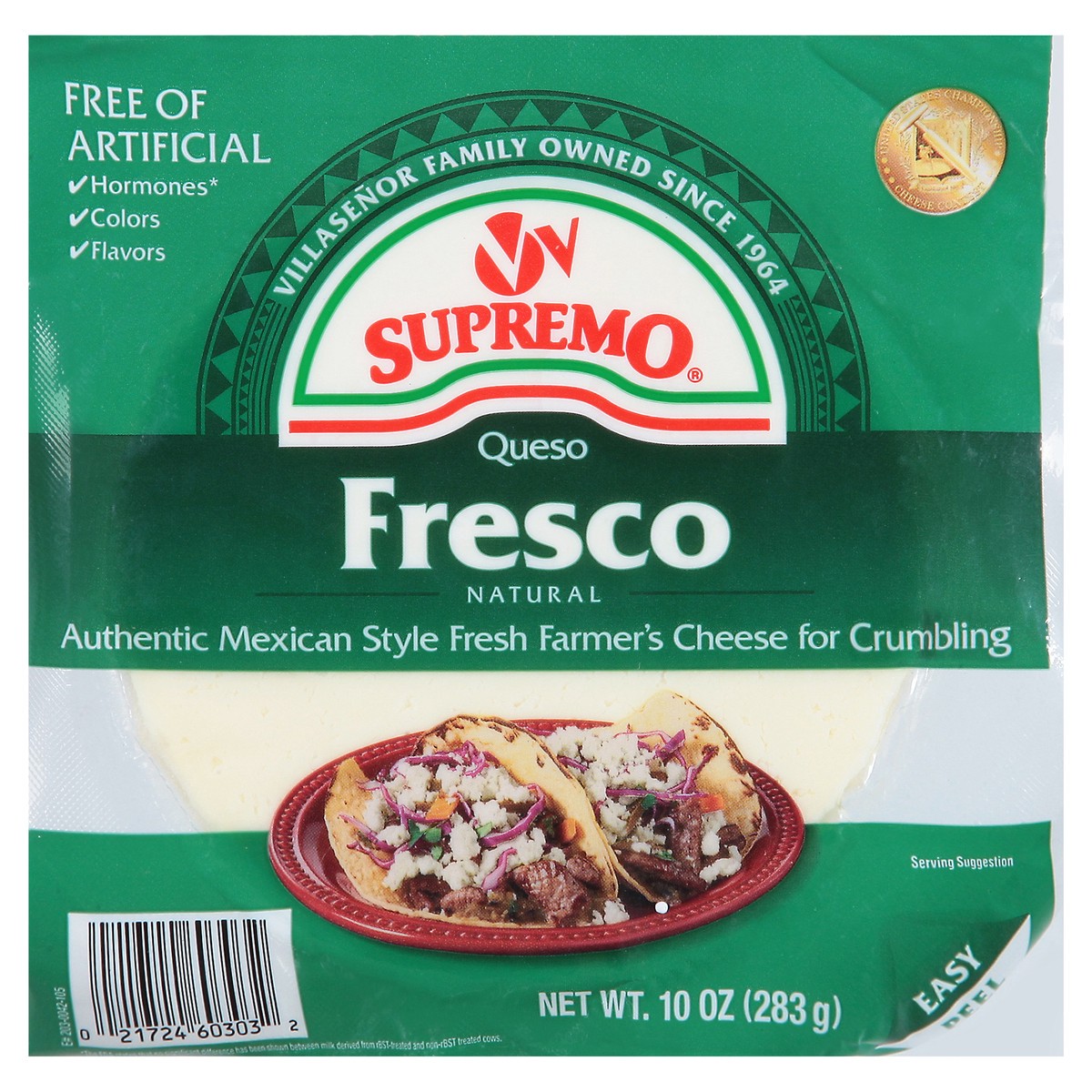 slide 1 of 5, VV Supremo Fresco Queso Cheese 10 oz, 10 oz