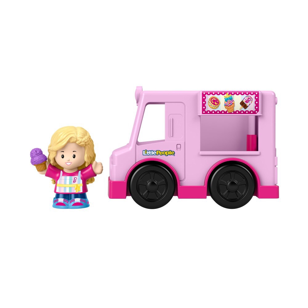 slide 5 of 6, Fisher-Price Little People Barbie Ice Cream Vehicle, 1 ct