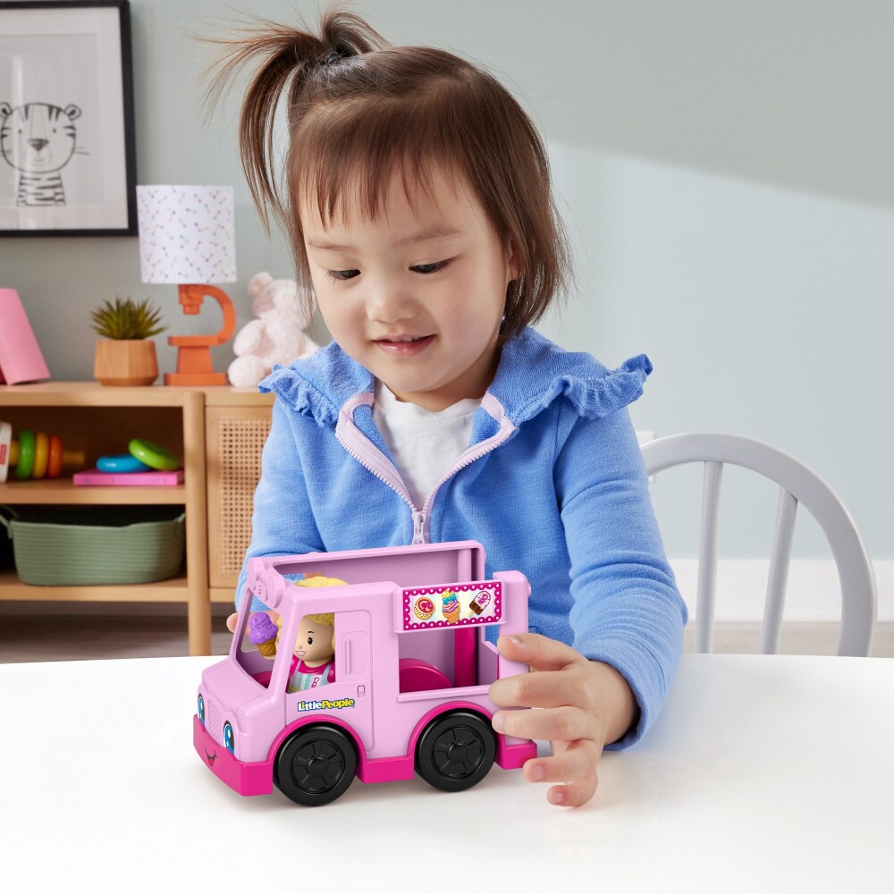 slide 6 of 6, Fisher-Price Little People Barbie Ice Cream Vehicle, 1 ct