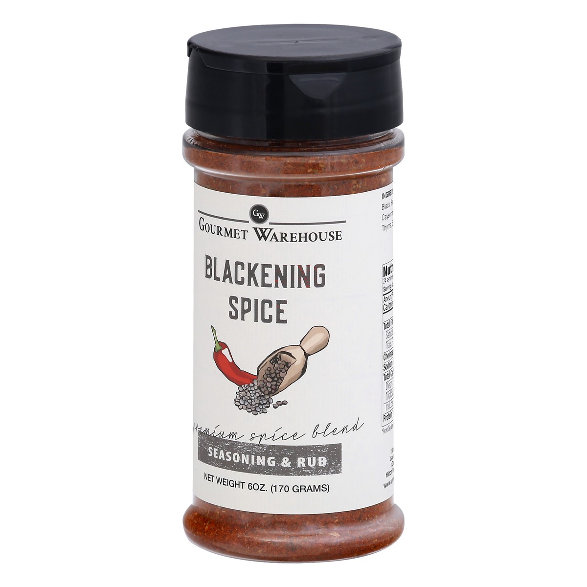 slide 5 of 13, Gourmet Warehouse Blackening Spice Seasoning & Rub 6 oz, 6 oz