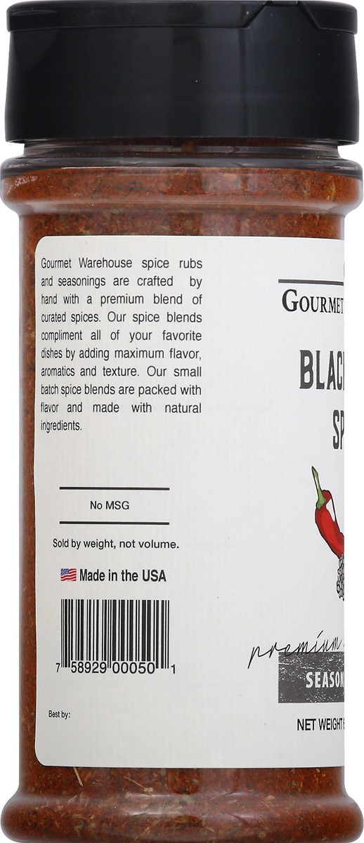 slide 11 of 13, Gourmet Warehouse Blackening Spice Seasoning & Rub 6 oz, 6 oz