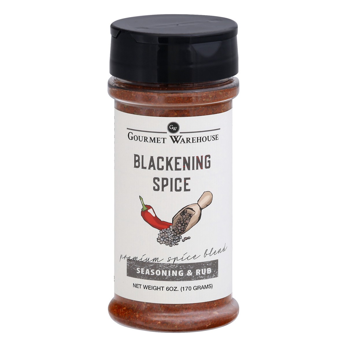 slide 4 of 13, Gourmet Warehouse Blackening Spice Seasoning & Rub 6 oz, 6 oz