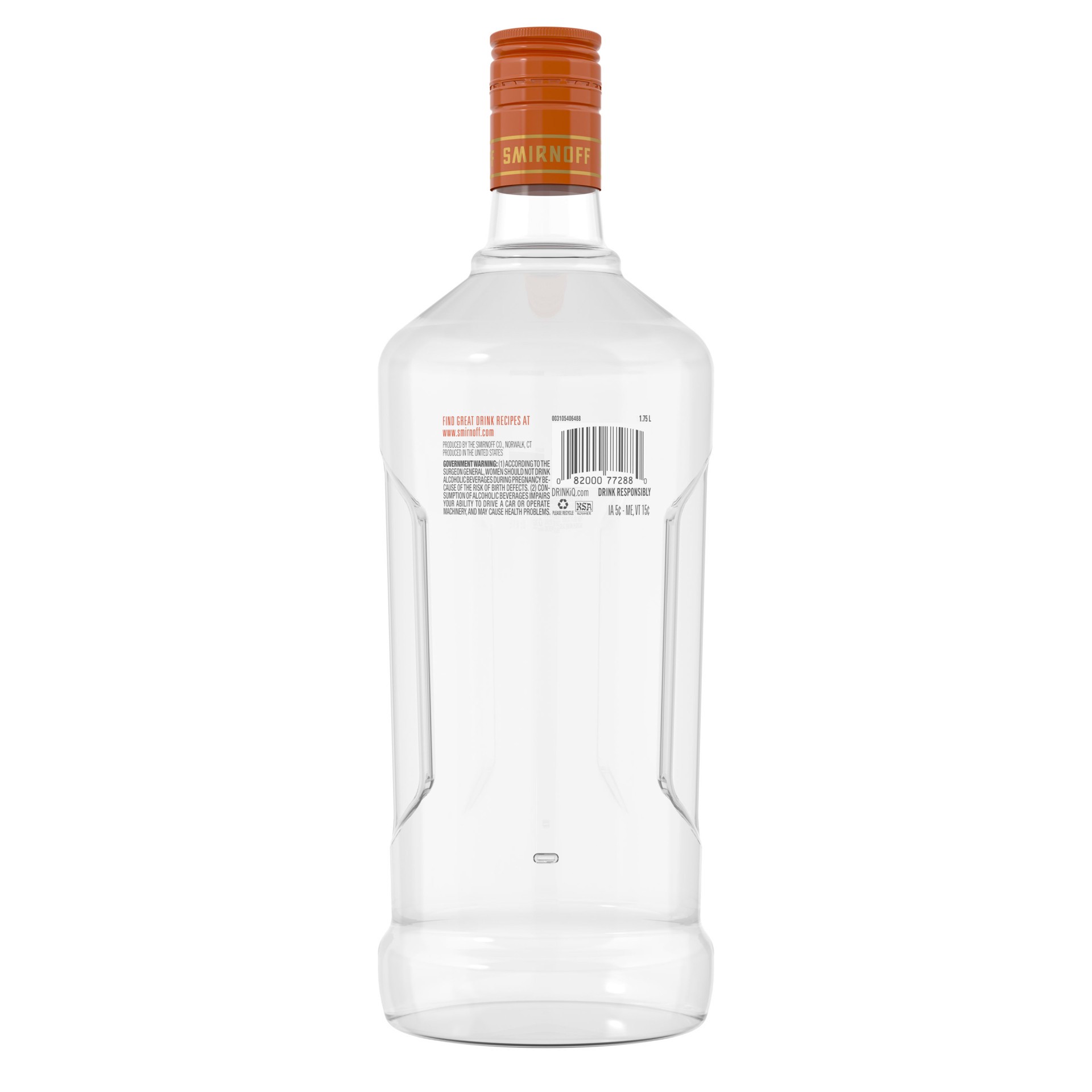 slide 4 of 4, Smirnoff Ruby Red Grapefruit (Vodka Infused With Natural Flavors), 1.75 L, 1.75 liter