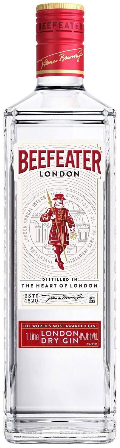 slide 1 of 10, Beefeater London Dry Gin 1L, 88 Proof, 1 liter