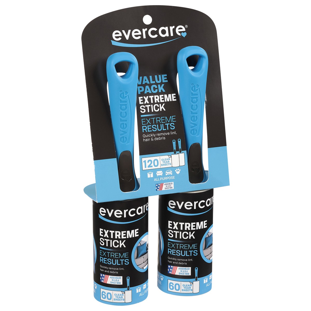 slide 9 of 9, Evercare Extreme Stick Lint Rollers Value Pack 2 ea, 2 ct