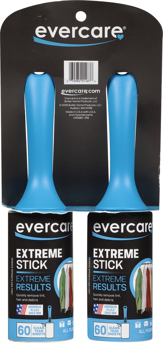 slide 2 of 9, Evercare Extreme Stick Lint Rollers Value Pack 2 ea, 2 ct