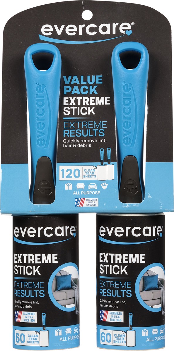 slide 5 of 9, Evercare Extreme Stick Lint Rollers Value Pack 2 ea, 2 ct