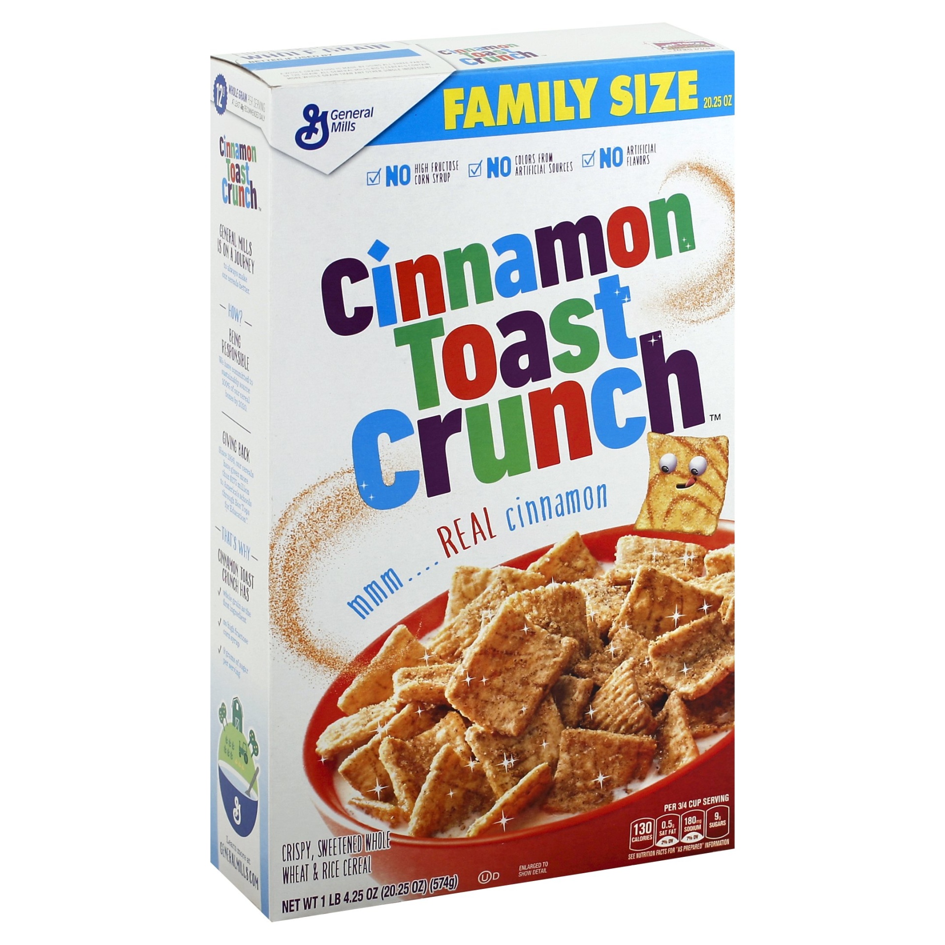 slide 1 of 1, Cinnamon Toast Crunch Breakfast Cereal, 20.25 oz