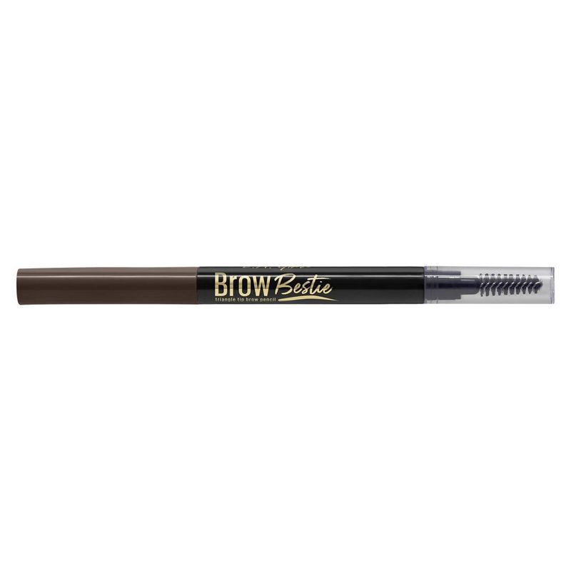 slide 2 of 4, L.A. Girl Brow Bestie Triangle Tip Brow Pencil - Deep Brown - 0.008oz, 0.008 oz