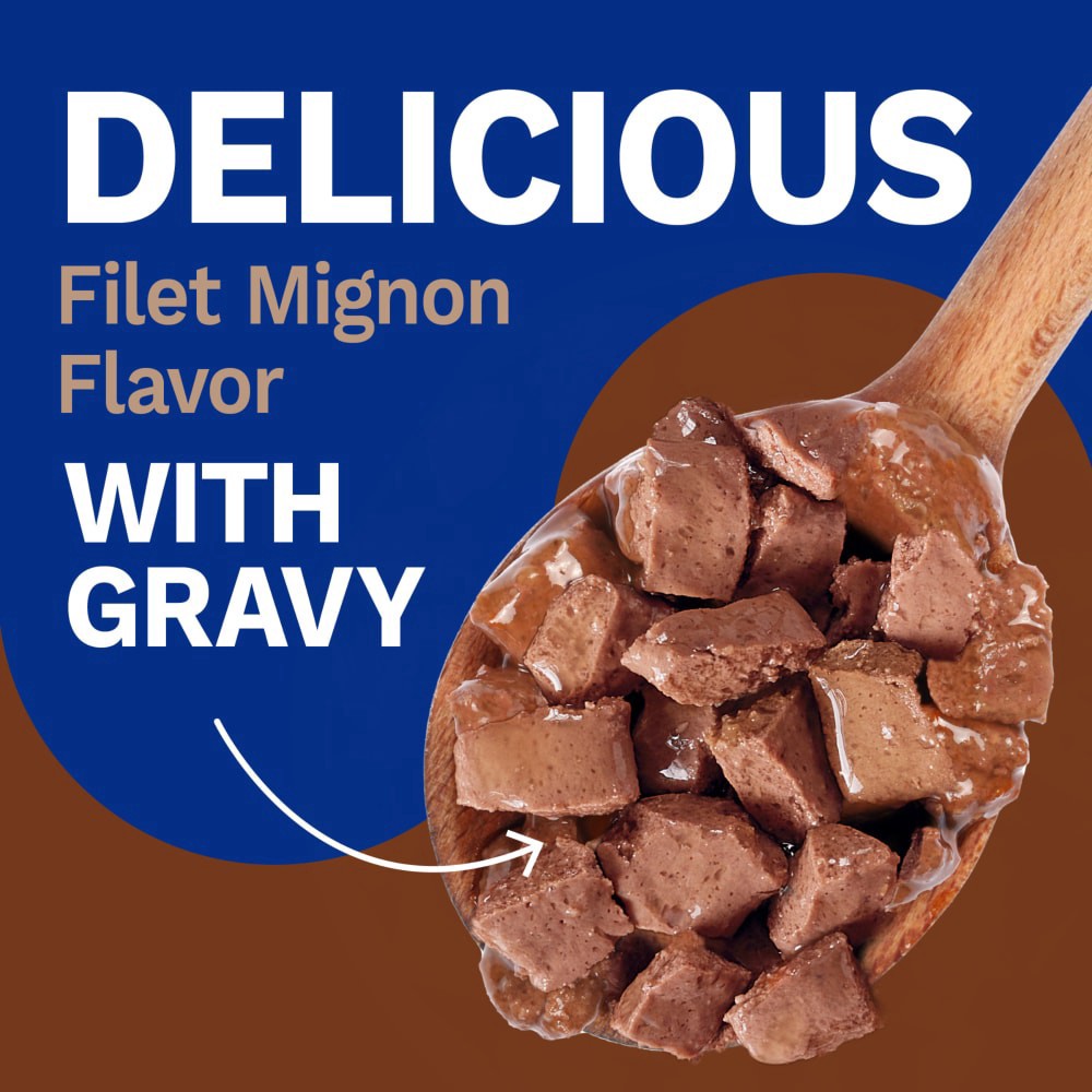 slide 2 of 4, Pet Pride Filet Mignon Dog Food Pouch, 3.5 oz