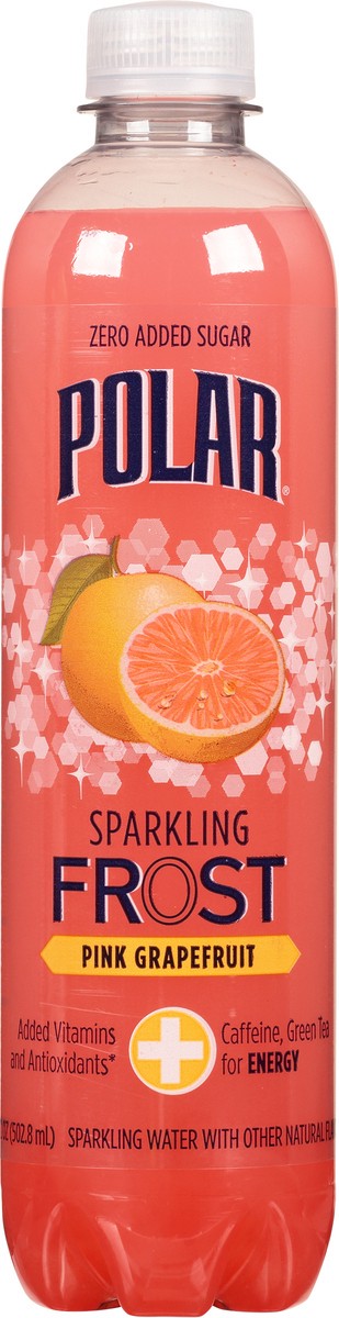 slide 8 of 13, Polar Frost Pink Grapefruit Sparkling Water 17 fl oz, 17 fl oz