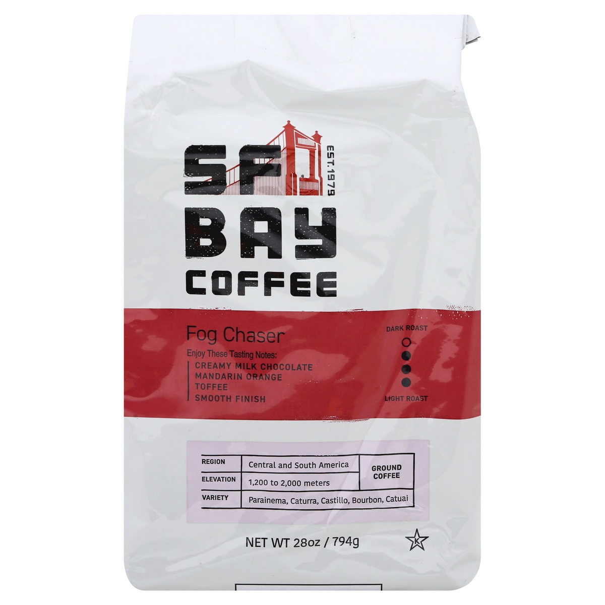 slide 1 of 1, SF Bay Coffee Ground Fog Chaser Coffee 1.75 lb, 1.75 lb