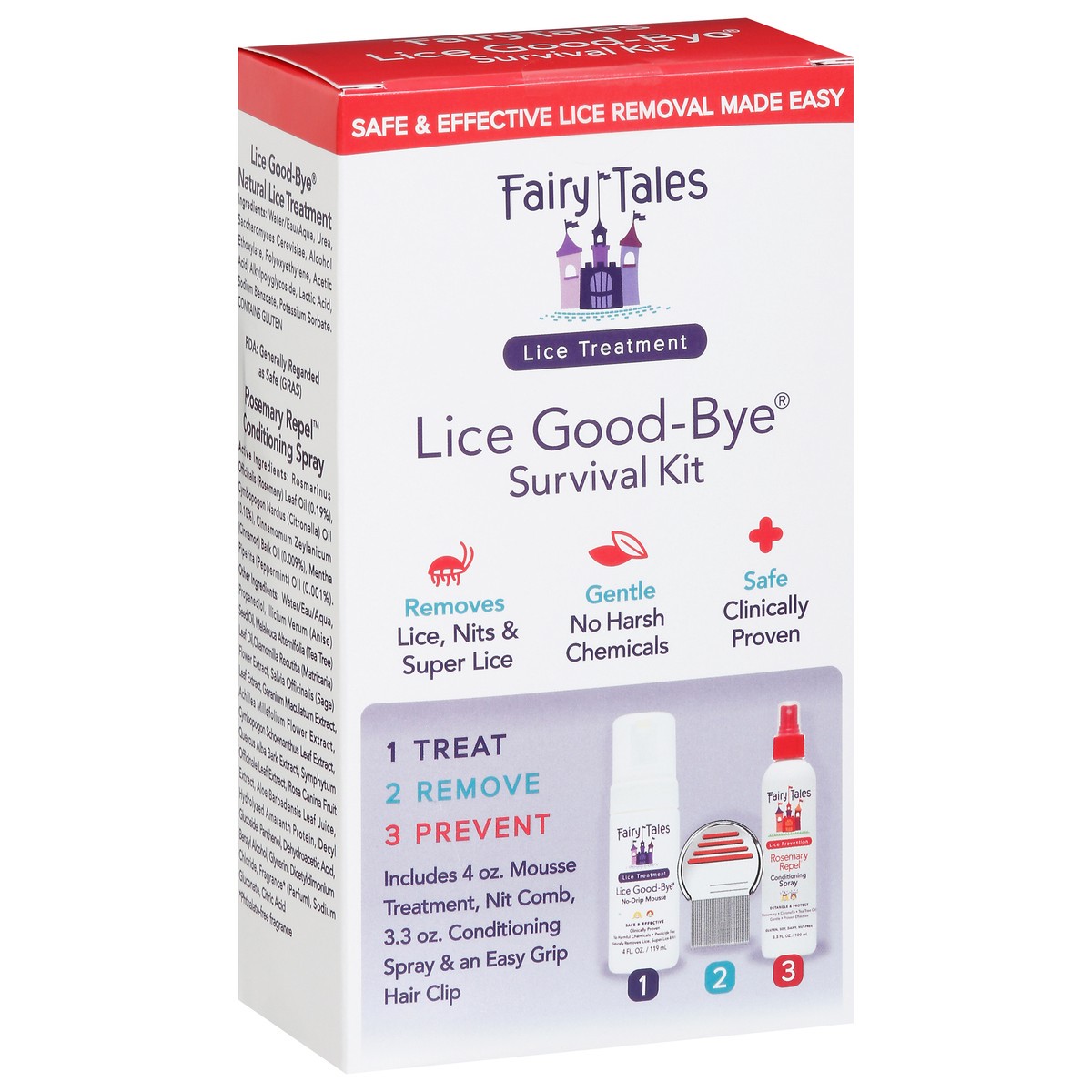 slide 2 of 9, Fairy Tales Lice Good-Bye Lice Treatment Survival Kit 1 ea, 1 ct