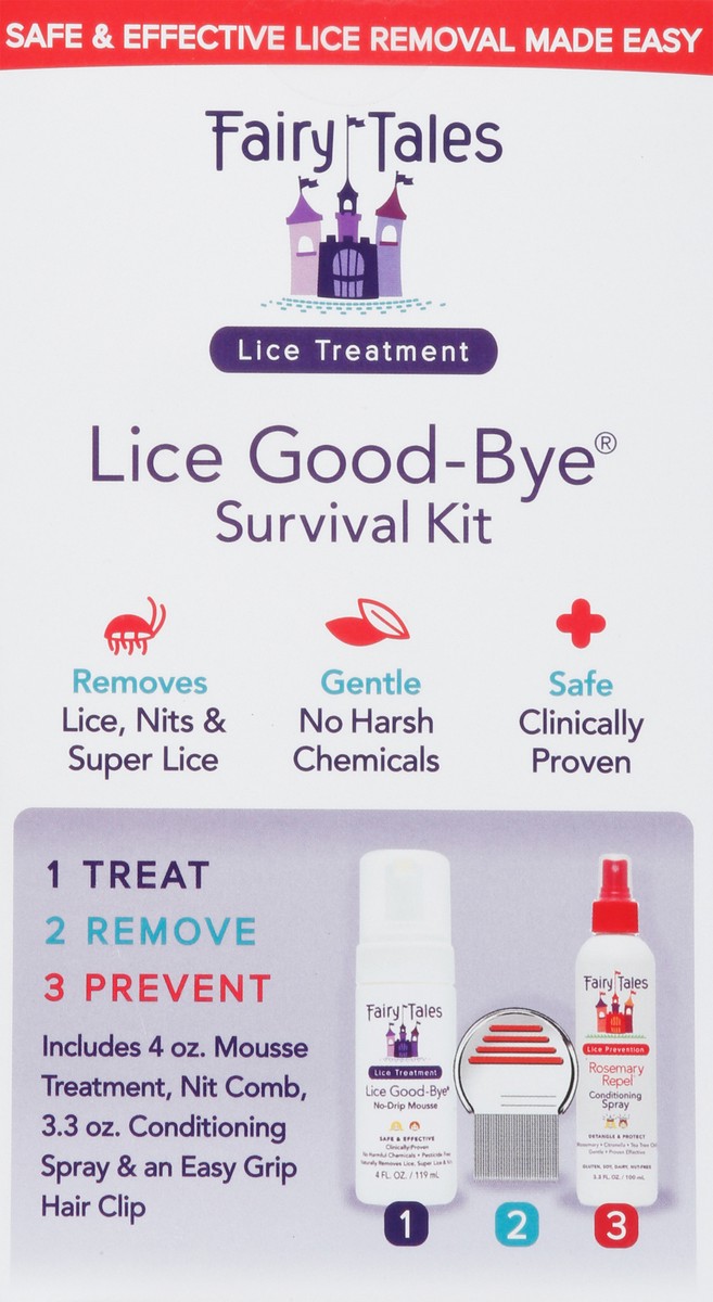 slide 6 of 9, Fairy Tales Lice Good-Bye Lice Treatment Survival Kit 1 ea, 1 ct