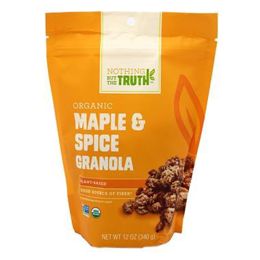 slide 1 of 1, Nothing But The Truth Organic Maple & Spice Granola, 12 oz