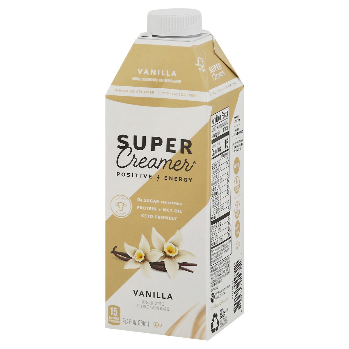 slide 7 of 12, KITU Super Creamer Vanilla, 25.4 fl oz