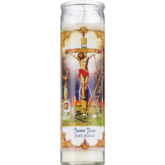 slide 1 of 1, PRAYER CANDLE Star Candle Just Judge 7Day, 1 ct
