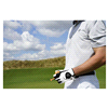 slide 10 of 13, Zero Friction Men's Compression-Fit Left Hand Synthetic Golf Glove, White, Universal Fit One Size, One Size