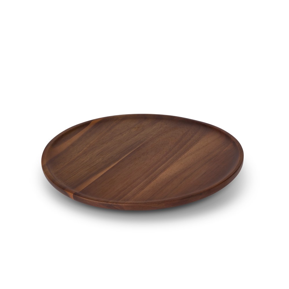 slide 3 of 4, Dash of That Acacia Wood Lazy Susan, 12 in