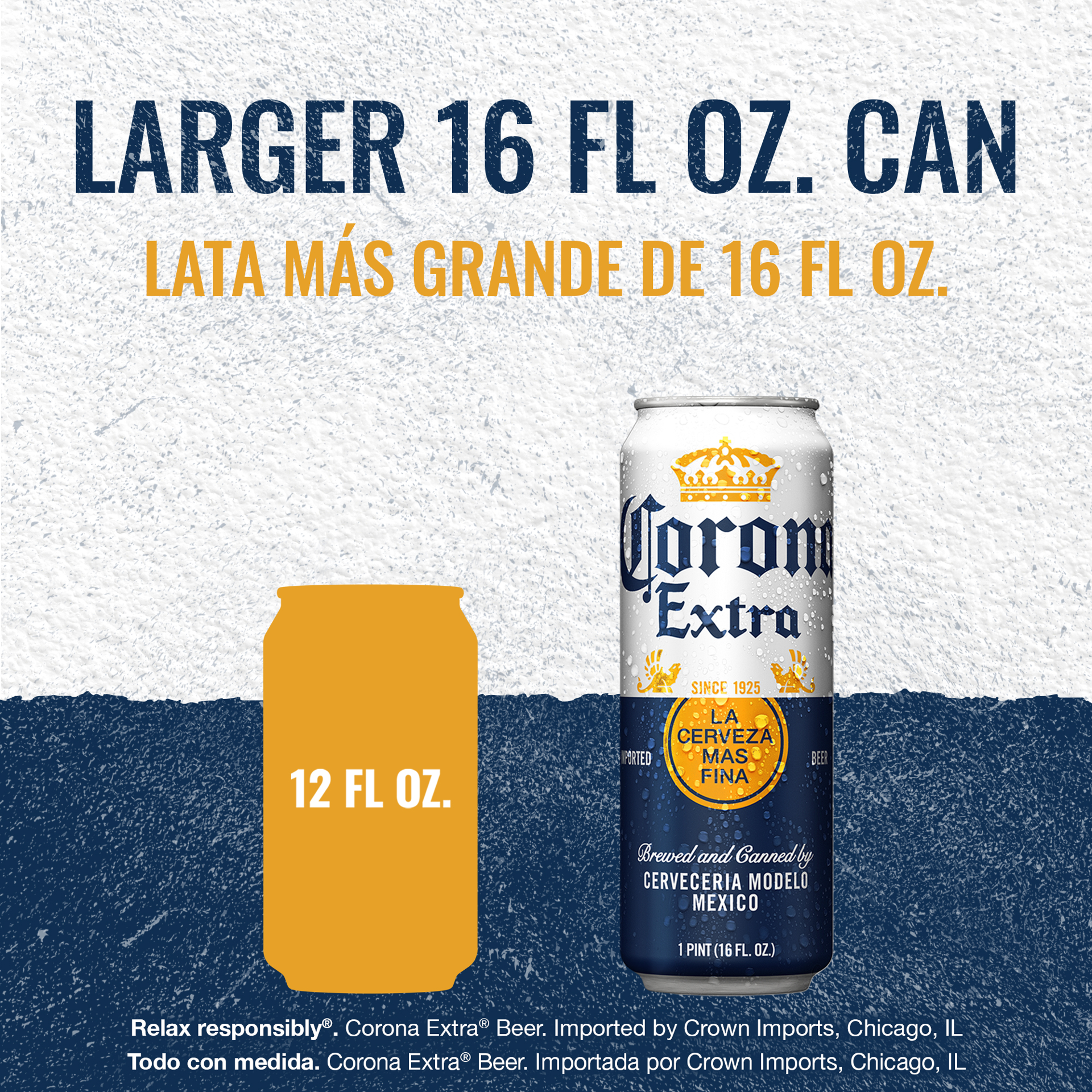 slide 3 of 10, Corona Extra Mexican Lager Beer, 4 pk 16 fl oz Cans, 4.6% ABV, 4 ct