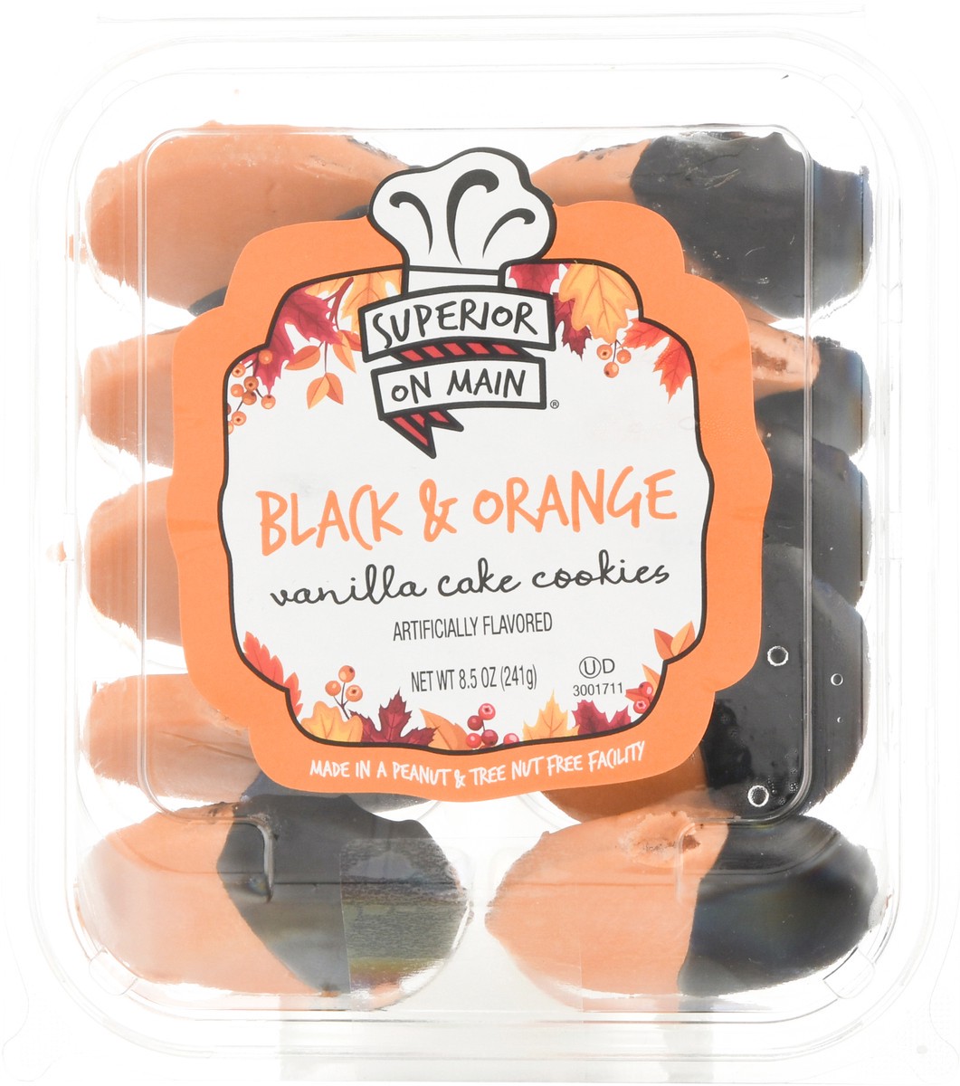 slide 4 of 9, Superior on Main Superior Black/Orange Cake Cookies, 8.5 oz