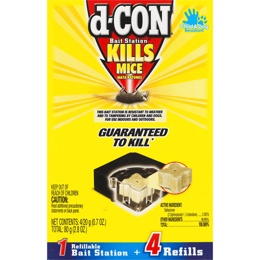 slide 7 of 9, d-CON Bait Station XI, 1 Each, 1 ct