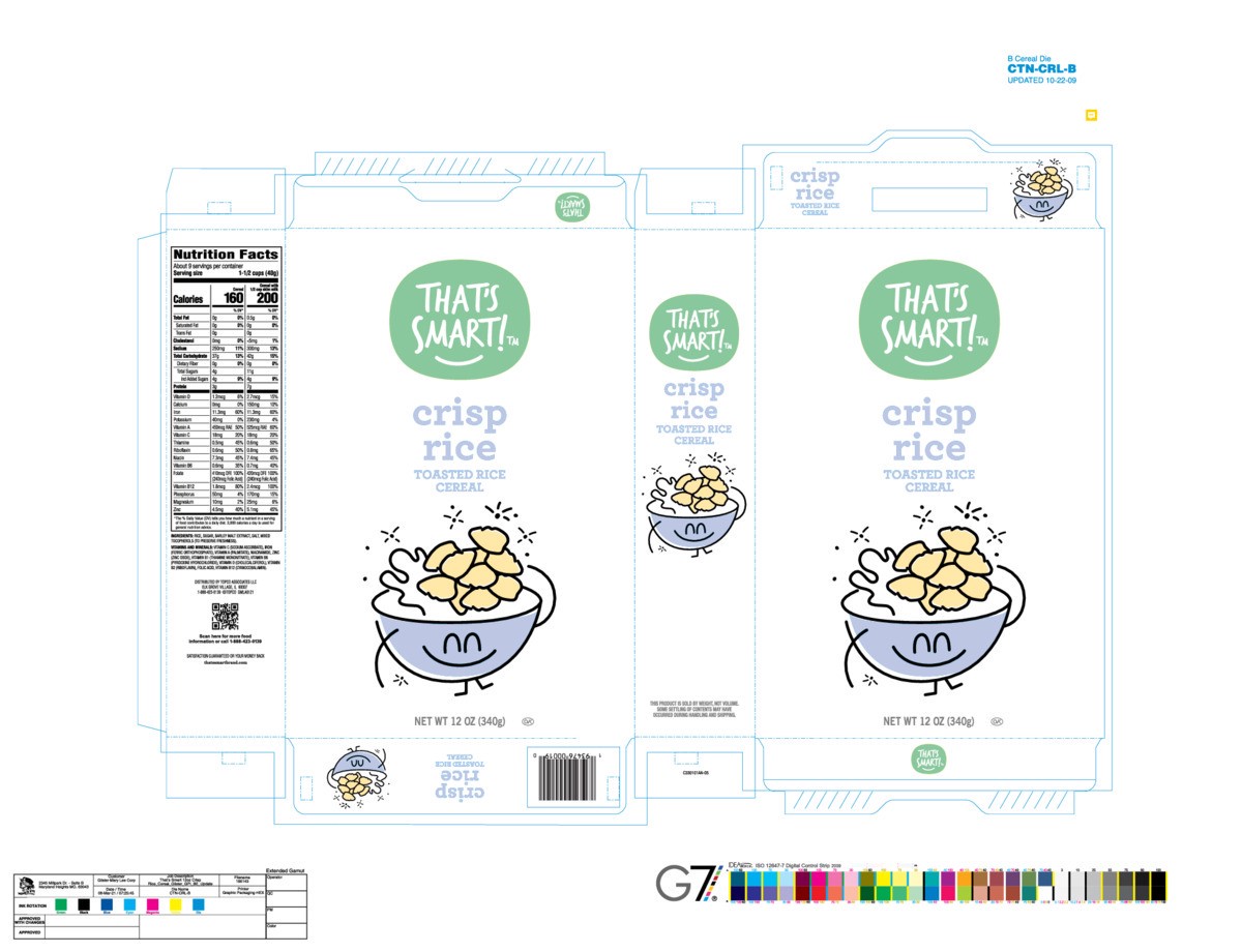 slide 3 of 15, That's Smart! Crisp Rice Cereal 12 oz, 12 oz