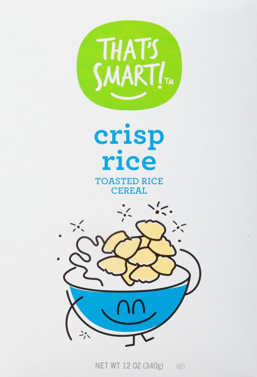 slide 10 of 15, That's Smart! Crisp Rice Cereal 12 oz, 12 oz