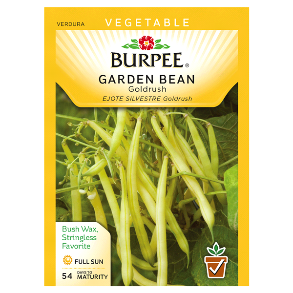 slide 1 of 1, Burpee Bean Goldrush Seeds, 1 ct