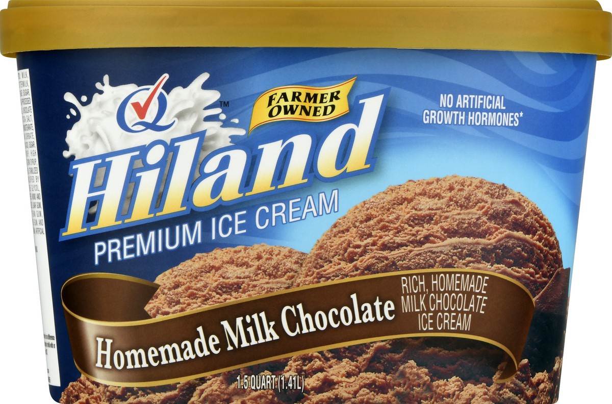 slide 9 of 13, Hiland Dairy Premium Homemade Milk Chocolate Ice Cream 1.5 qt, 1.5 qt