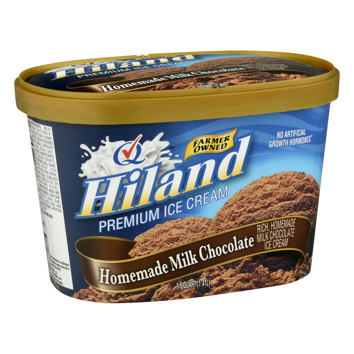 slide 2 of 13, Hiland Dairy Premium Homemade Milk Chocolate Ice Cream 1.5 qt, 1.5 qt