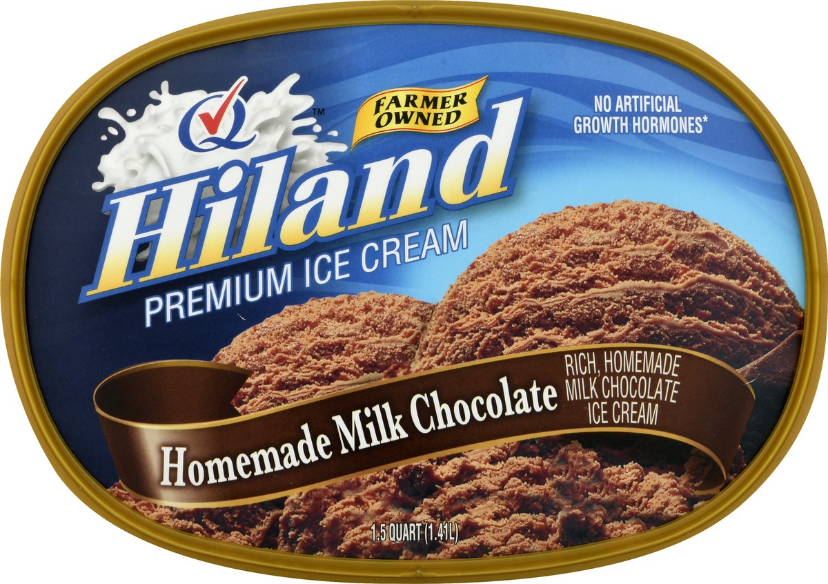 slide 11 of 13, Hiland Dairy Premium Homemade Milk Chocolate Ice Cream 1.5 qt, 1.5 qt