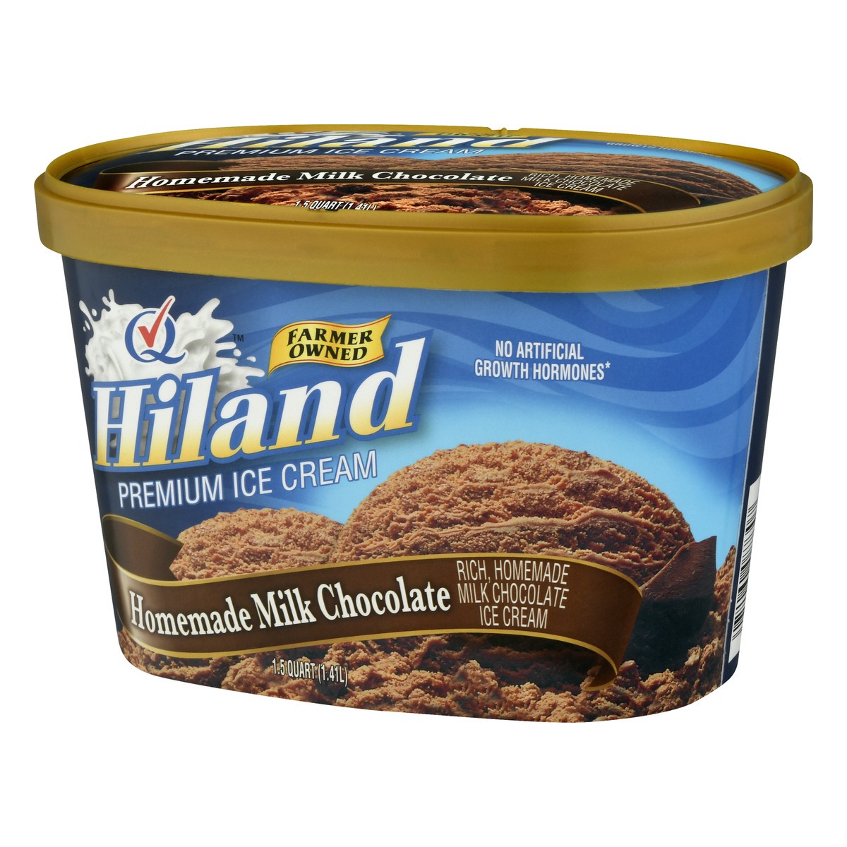 slide 13 of 13, Hiland Dairy Premium Homemade Milk Chocolate Ice Cream 1.5 qt, 1.5 qt