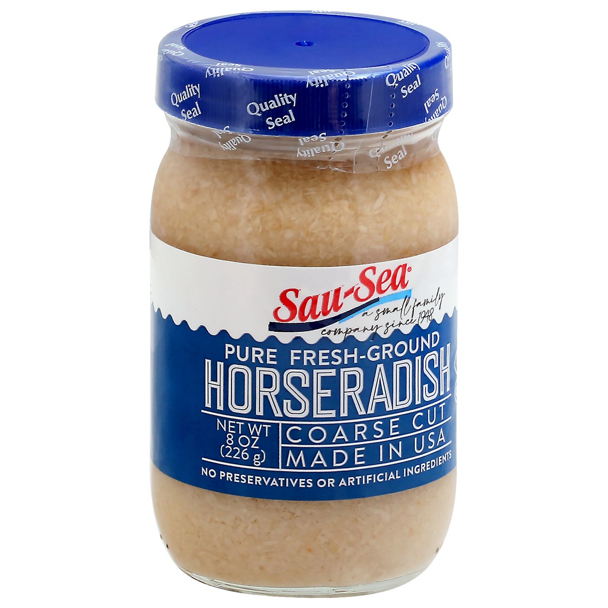 slide 8 of 9, Sau-Sea Fresh-Ground Pure Horseradish 8 oz, 8 oz